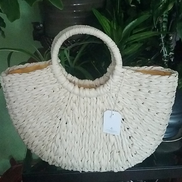 L'OCCITANE Handbags - L'Occitane Handnade Straw Tote Purse